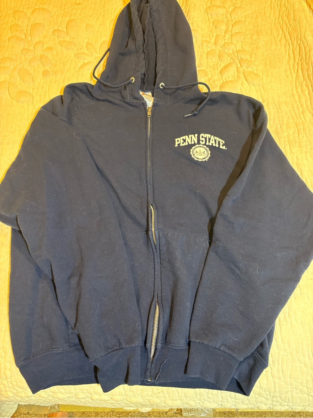 Penn State Navy Zip-Up Hoodie